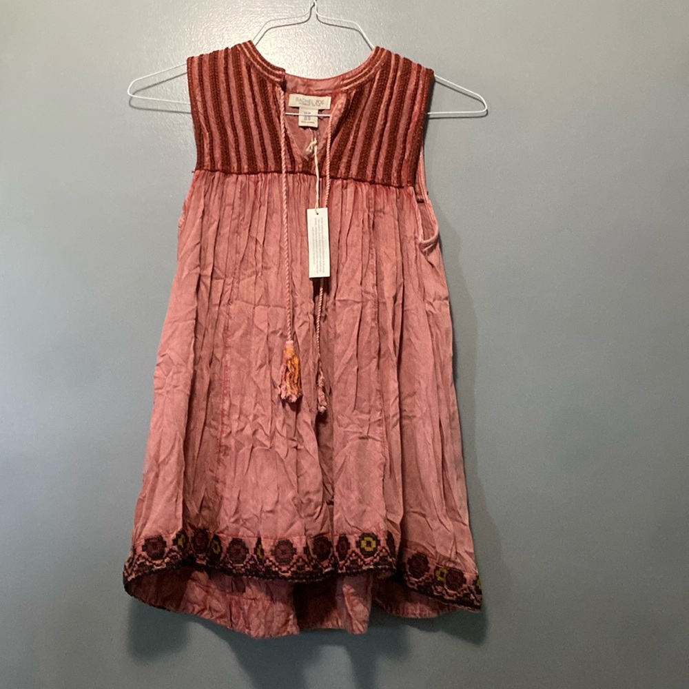 NWT Rachel Zoe Boho Top Tank size XS - Picture 1 of 8